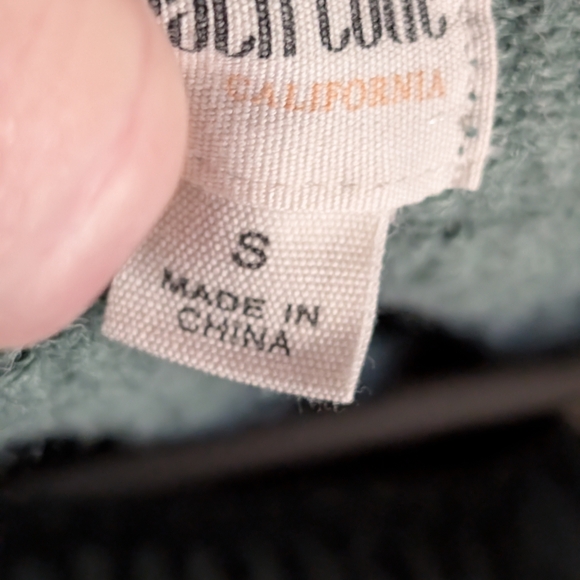 Peach Love California Teal Knit Hoodie - Picture 13 of 16